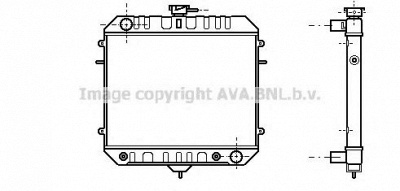 AVA QUALITY COOLING ol2076 -  Радиатор, охлаждение двигателя